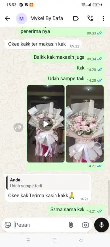 Testimonial Buket Bunga pondokbungur