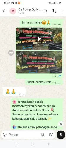 Testimonial Papan Bunga pondokbungur