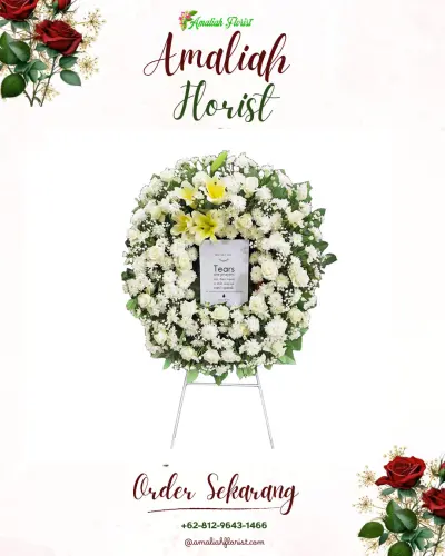 Krans Bunga Duka Cita pondokbungur